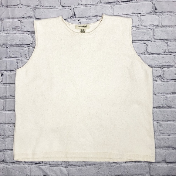 Eddie Bauer Sweaters - Vintage Eddie Bauer Wool Sweater Vest Sz XL